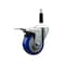 Service Caster 3.5'' SS Blue Poly Swivel 7/8'' Expanding Stem Caster Total Lock Brake SCC-SSEXTTL20S3514-PPUB-BLUE-78 - alternate 1